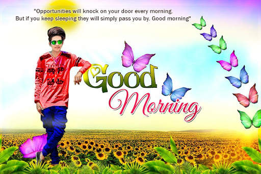 Good Morning Photo Editor screenshot 1