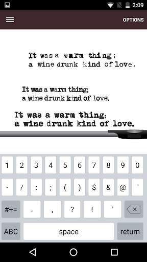 My Typewriter screenshot 2