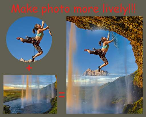 Waterfall Photo Frame 2 تصوير الشاشة