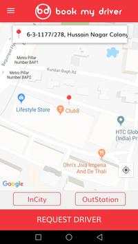 Book my driver : Driver services, hire a driver screenshot 1
