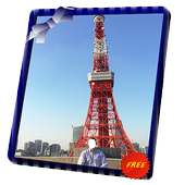 Tokyo tour selfie photo frames logo