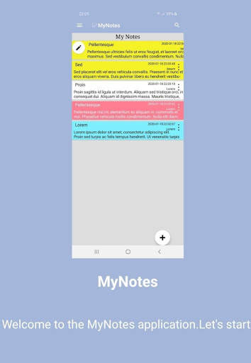 MyNotes screenshot 1