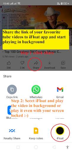 iFloat - Background Browser screenshot 1