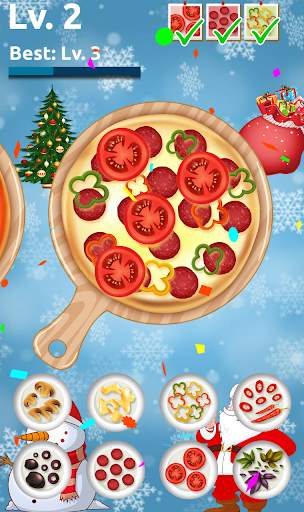 Christmas Pizza Cooking - Pizza Maker Kitchen Game screenshot 6