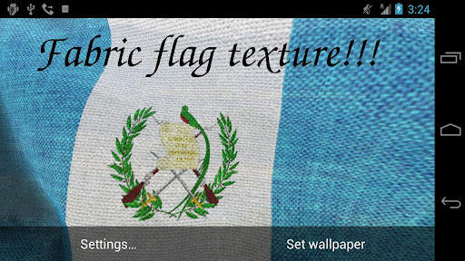Guatemala Flag Live Wallpaper screenshot 6