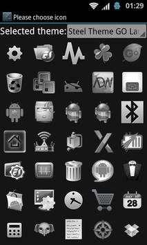 Steel Theme GO Launcher EX screenshot 3