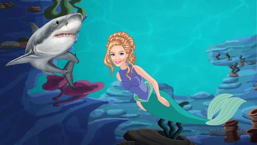 Mermaid vs Shark Dash скриншот 1
