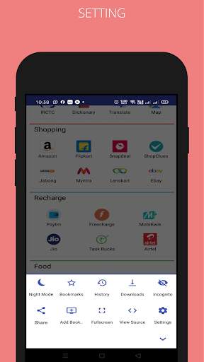 iUC BROWSER screenshot 4
