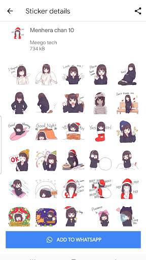 Anime Stickers (WAStickerApps) - Stickers Anime WA screenshot 4