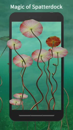 3D Water Lilies Live Wallpaper screenshot 2