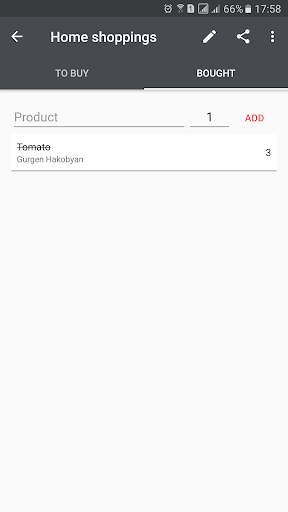 Family Shopping List Manager screenshot 3