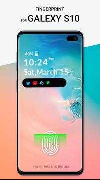 Galaxy S10 Lock Screen 2 تصوير الشاشة
