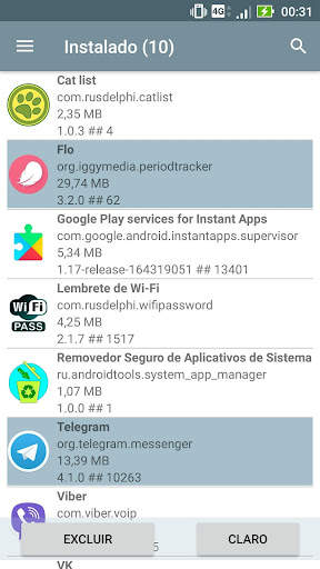 Gerenciador de aplicativos do sistema screenshot 3