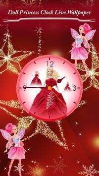 Doll Princess Clock Live Wallpaper screenshot 2