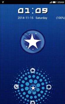 Blue Ring Go Locker Theme 2 تصوير الشاشة