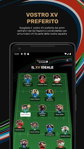 App del Guinness Six Nations ufficiale screenshot 5