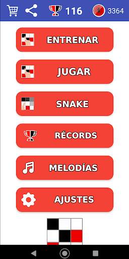 Juego Piano 3x3 screenshot 1