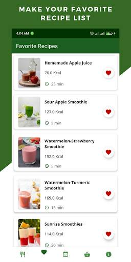 Fruit - Vegetable Juice Recipe screenshot 8