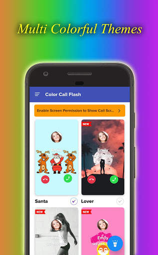 Color Call Flash-Call Launcher-Call Screen, Themes screenshot 2