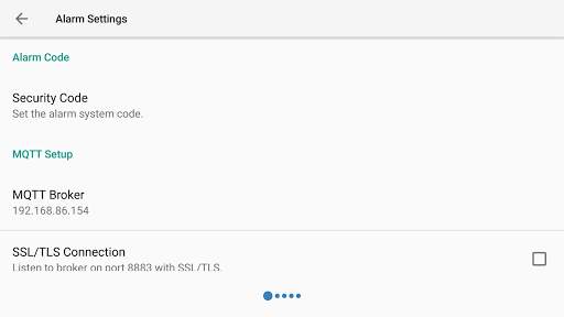 MQTT Alarm Control Panel 7 تصوير الشاشة
