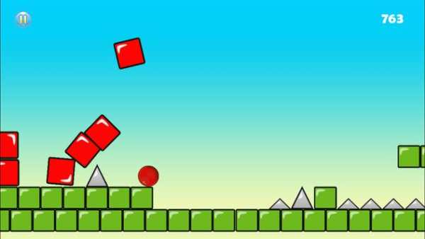Red Ball Bouncing Dodge Dash 2 скриншот 2