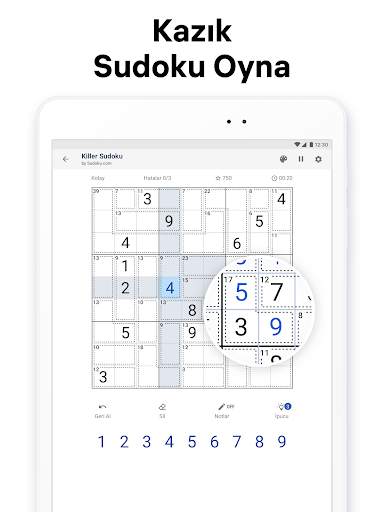 Kazık sudoku - sayı bulmacası screenshot 9