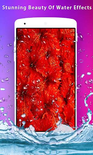 Hibiscus 3D Live Wallpaper скриншот 3