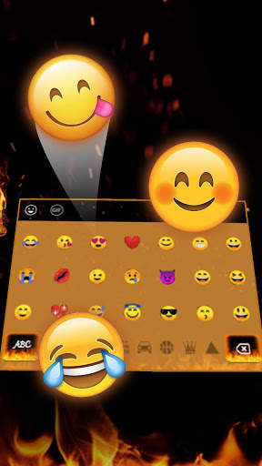 Burning Sport Car Keyboard Theme screenshot 3