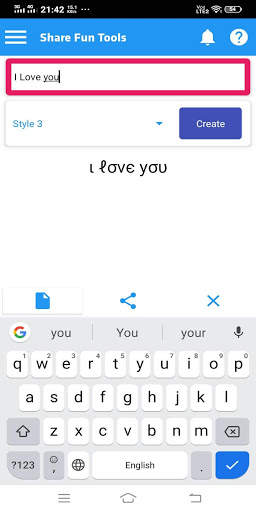 Share Fun Tools : Create Your Text Stylish screenshot 12