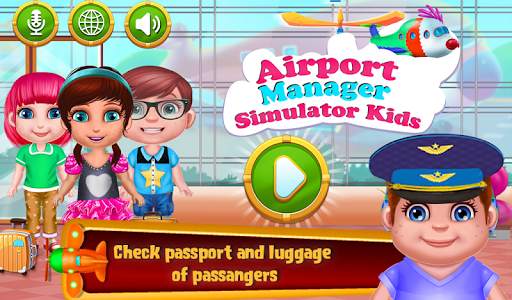 Airport Manager Simulator Kids - Play Clean Planes screenshot 1