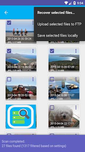 récuperer photos supprimées screenshot 2