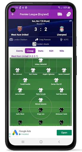 Livescores Plus screenshot 7