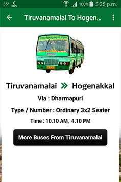 Tiruvannamalai Bus Info screenshot 3