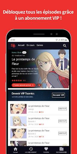 Toomics - Webcomics de qualité screenshot 2