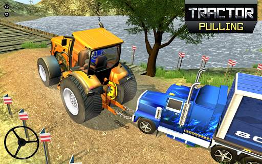 Tractor Pull Driving Simulator Farming Game 2020 screenshot 1