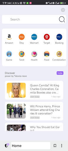 Lite Browser screenshot 1