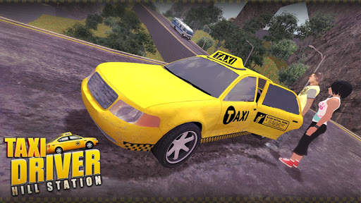 3D Taxi Driver - Hill Station screenshot 1