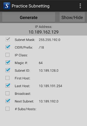 Practice Subnetting скриншот 1