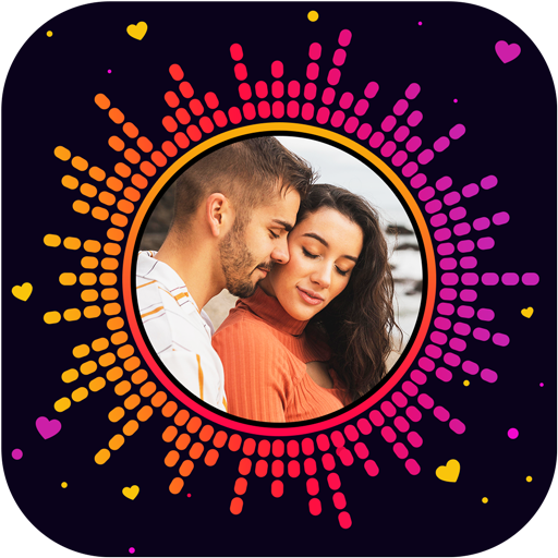 Particle.ly video status maker : photo video maker icon