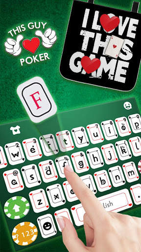 Poker Game Keyboard Theme screenshot 2