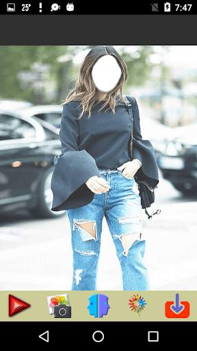 Women Jeans Editor screenshot 2