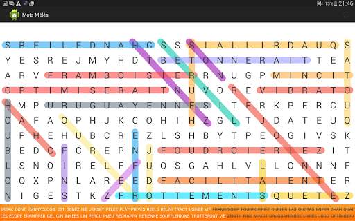 Grille de Mots Mêlés / Cachés screenshot 6