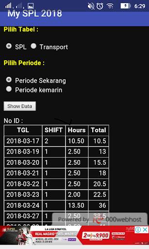 My SPL 2018 screenshot 2