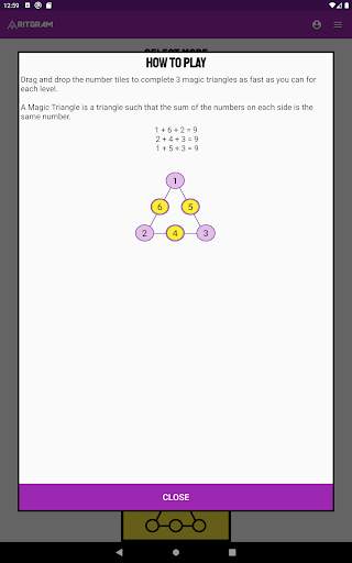 Magic Triangles - Math Puzzles - Aritgram screenshot 20