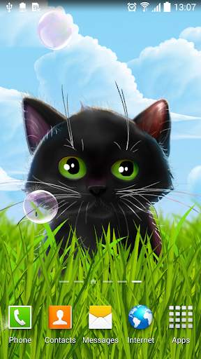 Cute Kitten Live Wallpaper screenshot 3