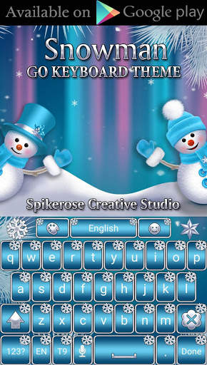 Snowman 3D Next Launcher Theme screenshot 4