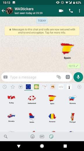 Flags of countries stickers for WhatsApp screenshot 4