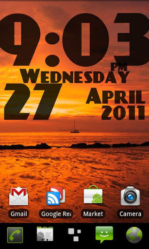 Super Clock Wallpaper Free screenshot 3