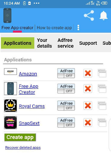 Free App Creator screenshot 5