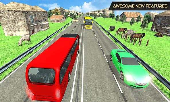 Racing in Coach - Bus Simulator screenshot 1